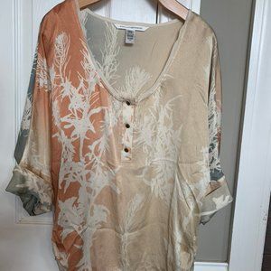 Diane Von Furstenberg Silk Boho Top